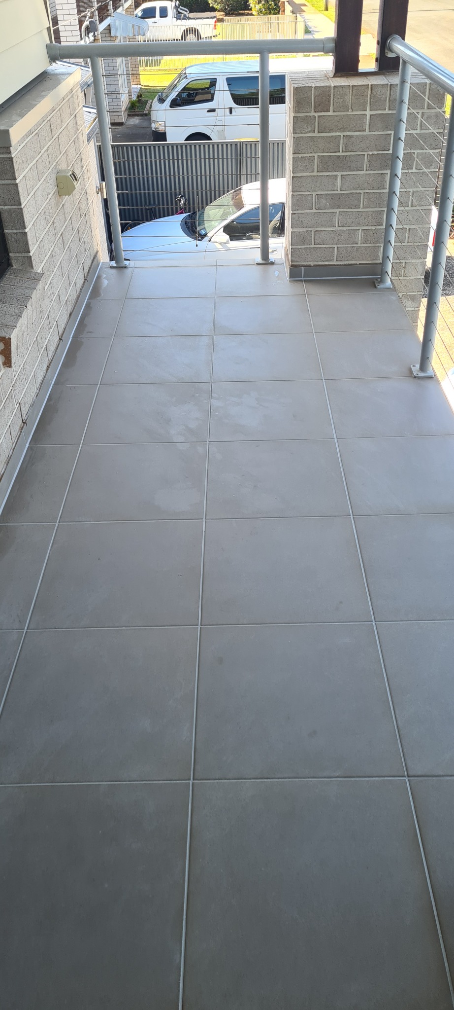 Balcony finished result